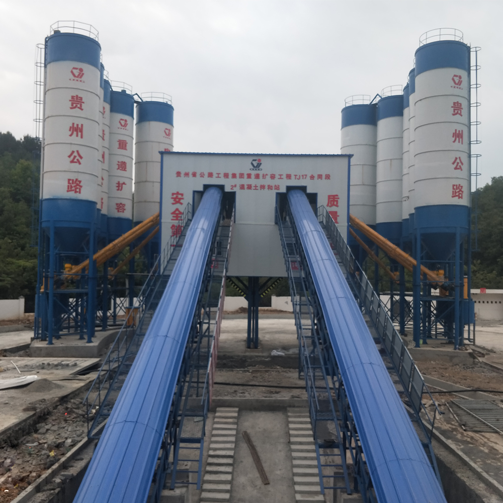 Electric power type durable concrete batching plant