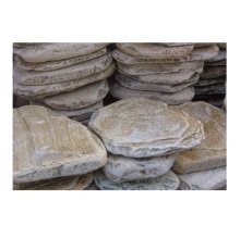 Yellow Sandstone Pavers: Round Decorative Garden Stepping Stones