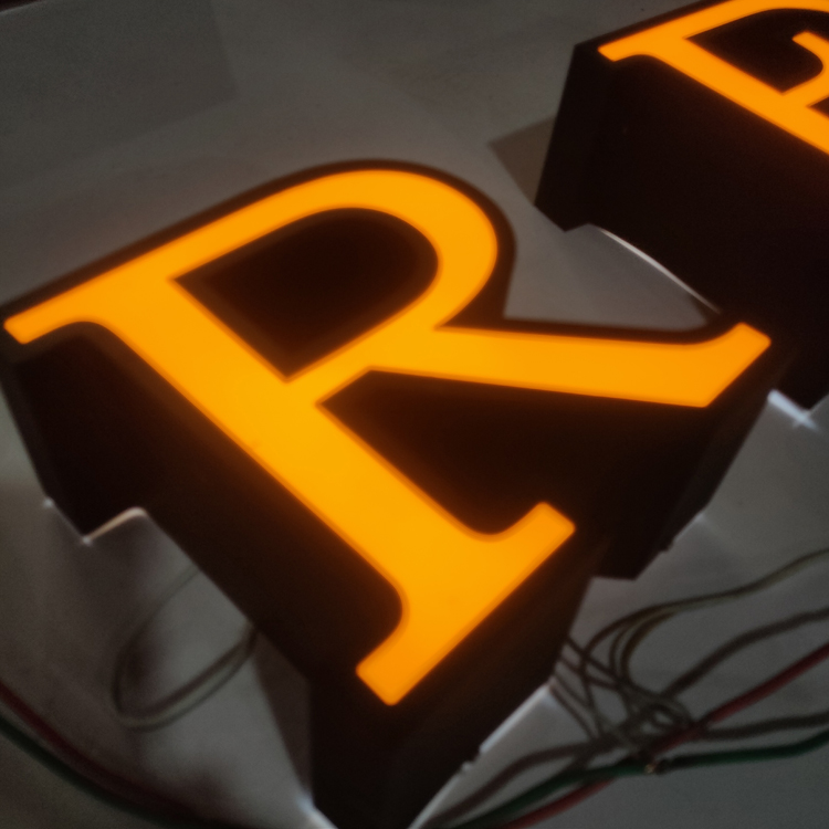 Popular 3d led lighting letter in China high quality led logo sign custom 3d led letter light sign for brand and company name