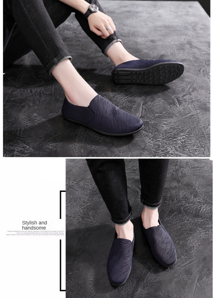 Supplier Fashion Casual New Style for Men Low Price EVA OEM Business Peas Shoes Lazy Shoes Trend a foot British Style