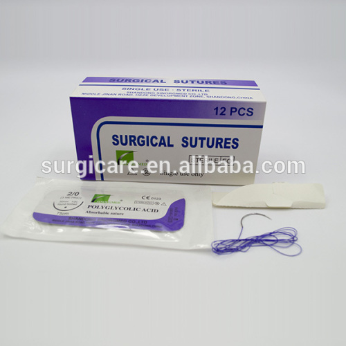 Medical Suture Polyglycolic Acid PGA Surgical Suture