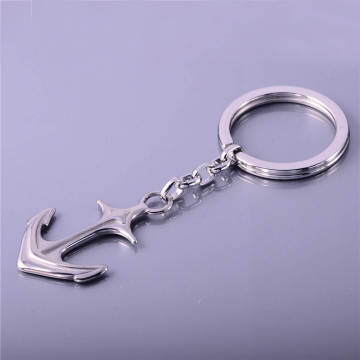 High Quality Stainless Steel Anchor Key Chain With Logo Custom