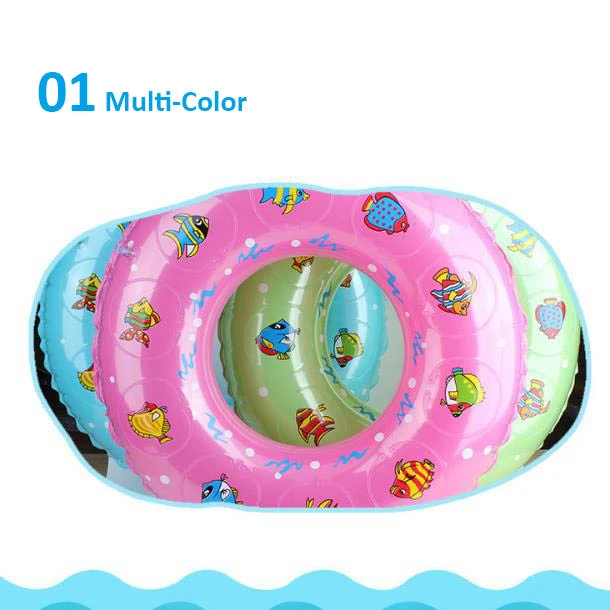 Whole Sale Summer Pool Floater Inflatable Circle Milti Color Plastic Crystal Swimming Rings