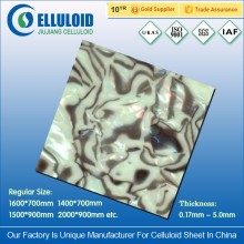 Cheapest home decorative materials of color conch shell celluloid sheet