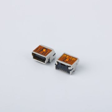 mini USB female A type connector