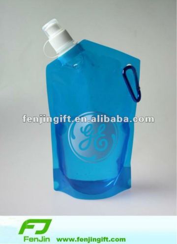 Foldable drinking water bottles