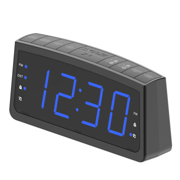 Projektions-Radiowecker-Lautsprecher Creative Digital Clock LED-Anzeige mit zwei USB-Weckern