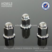 High quality cap nut with flange hexagon flange dome cap nuts