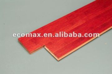 Red bamboo flooring