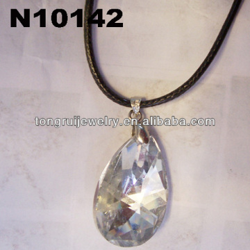 single floating crystal necklace