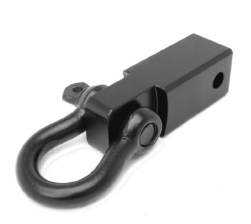 Black Coated 3/4'' Shackle Hitch Set