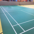 tappeti in campo da badminton indoor