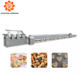 Machine de fabrication de biscuits pour animaux de compagnie de 200 kg / h pour animaux de compagnie