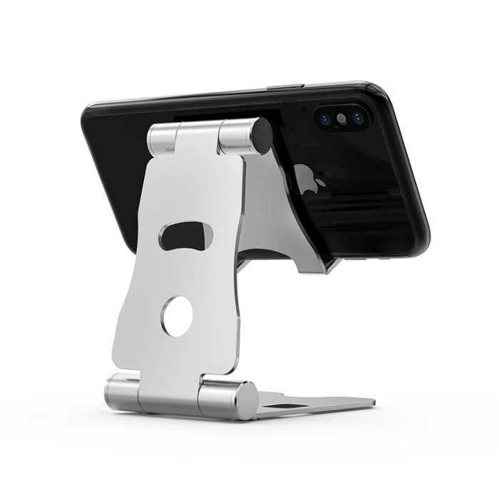 Smart Phone Gadgets Foldable Aluminium Phone Mount Table Bracket