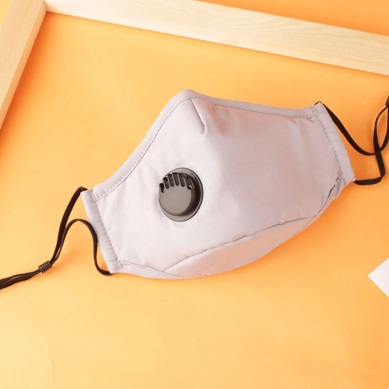 Wholesale Custom Printing Black Cotton Carbon Pm 2.5 Filter Pollution Mouth Dust Face Filter Mask