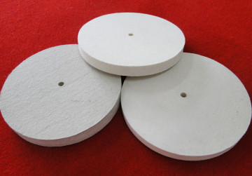 glass polishing wool felt wheels