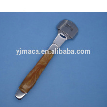 New 2017 professional stainless steel corn and callus remover hard skin remover with long handle callus remover shaver