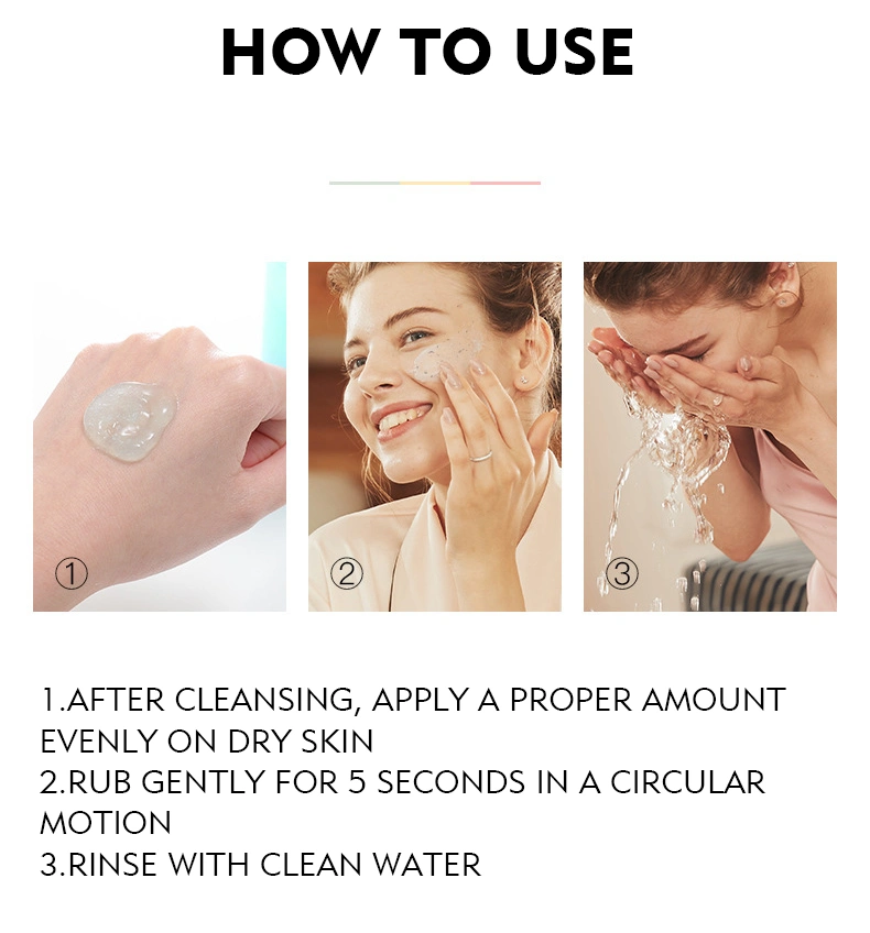 Exfoliating Gel Organic Remove Dead Skin Cleanser Soft Cleanser Body Scrub Shower Gel