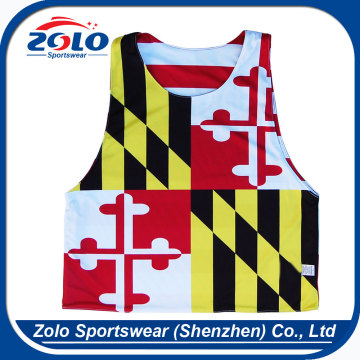 Cheap Customized Sublimation Reversible Mesh Sports Pinnies for men