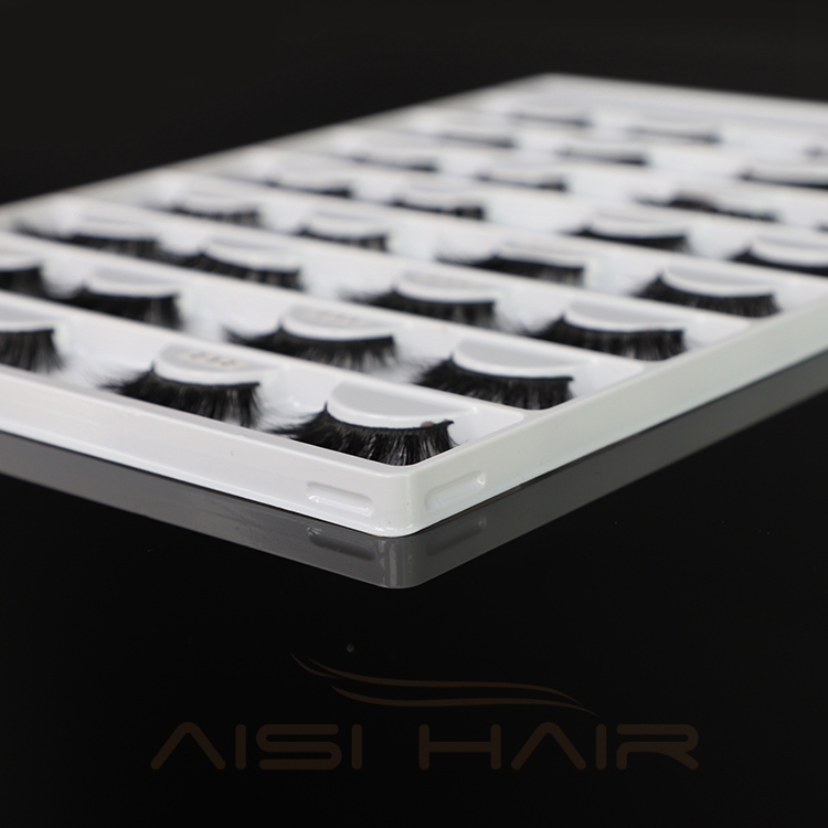 Aisi Hair 64 Styles False Lash Vendors Private Label Natural Long Black Synthetic Handmade Soft Fake Eyelashes