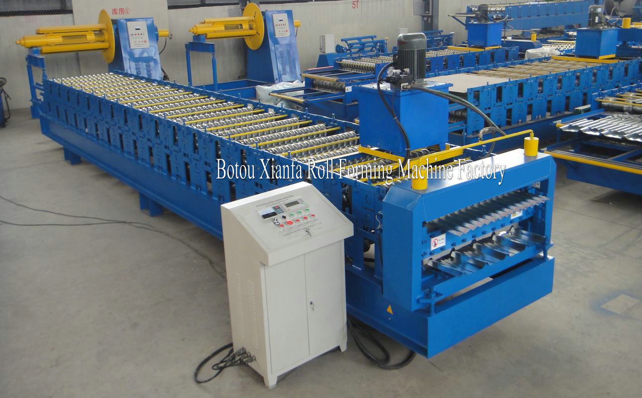 alu zinc rooing machine