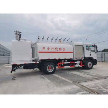 Multi-function dust suppression water flush truck