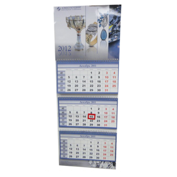 New Design 3 Months Wall Calendars Printing