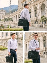 YYGB-0032,yiwu men's crossbody business satchel computer briefcase