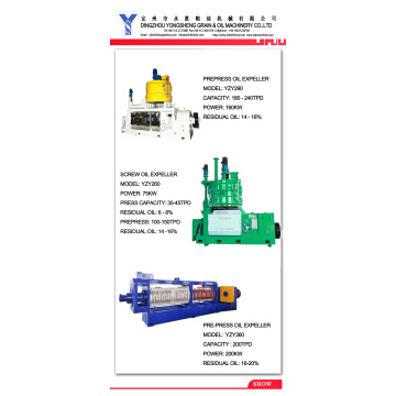 deux vis double ligne de production d&#39;huile