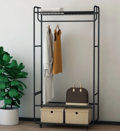 round clothing laundry room garment rack