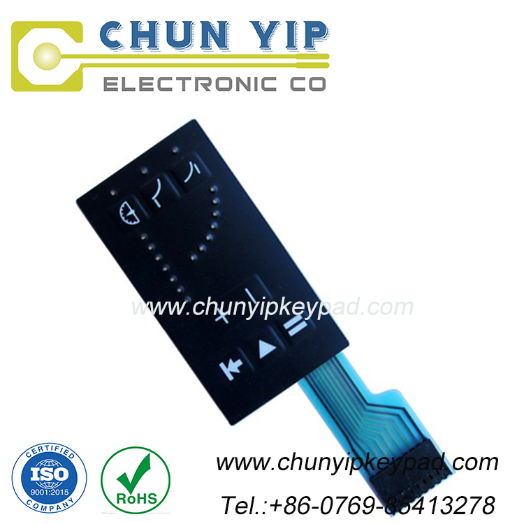 backlit membrane switch with leds from oem factory--00181