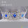 Full Round Sapphire Rhinestone Beauty Queen Pageant Crowns