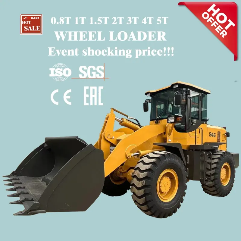 50% Discount: New Chinese Mini Tractors (0.8t-5t) with Backhoe Loader for Sale