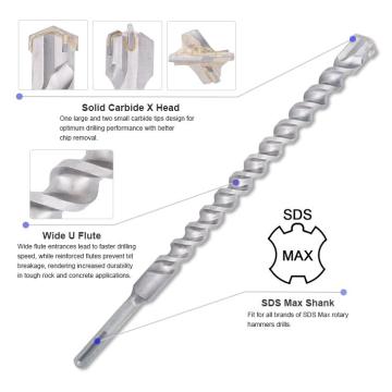 Carbide Head Tip SDS Max Rock Drill Bits