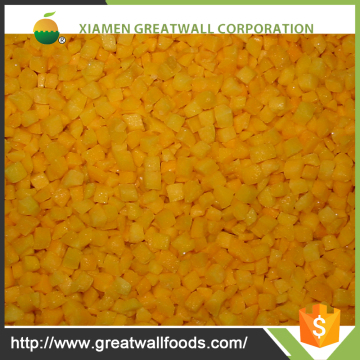 Frozen Yellow diced peach