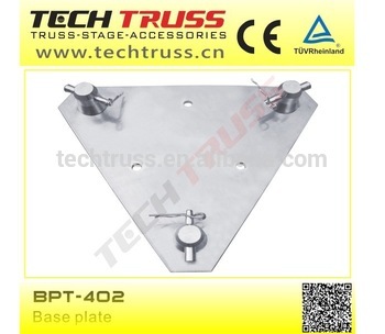 Aluminum base plate , trss base plate