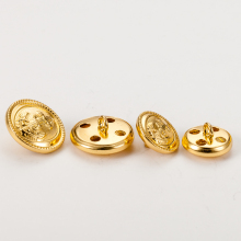 Metal Brass Material Gold Fancy Coats Buttons
