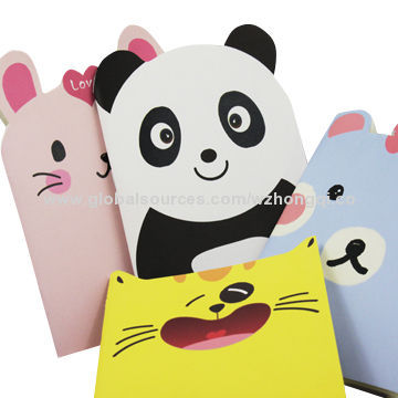 Staple notebook, measures 23 x 31cm