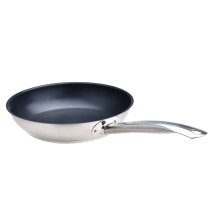 Non-stick coating induction frying pan stainless steel