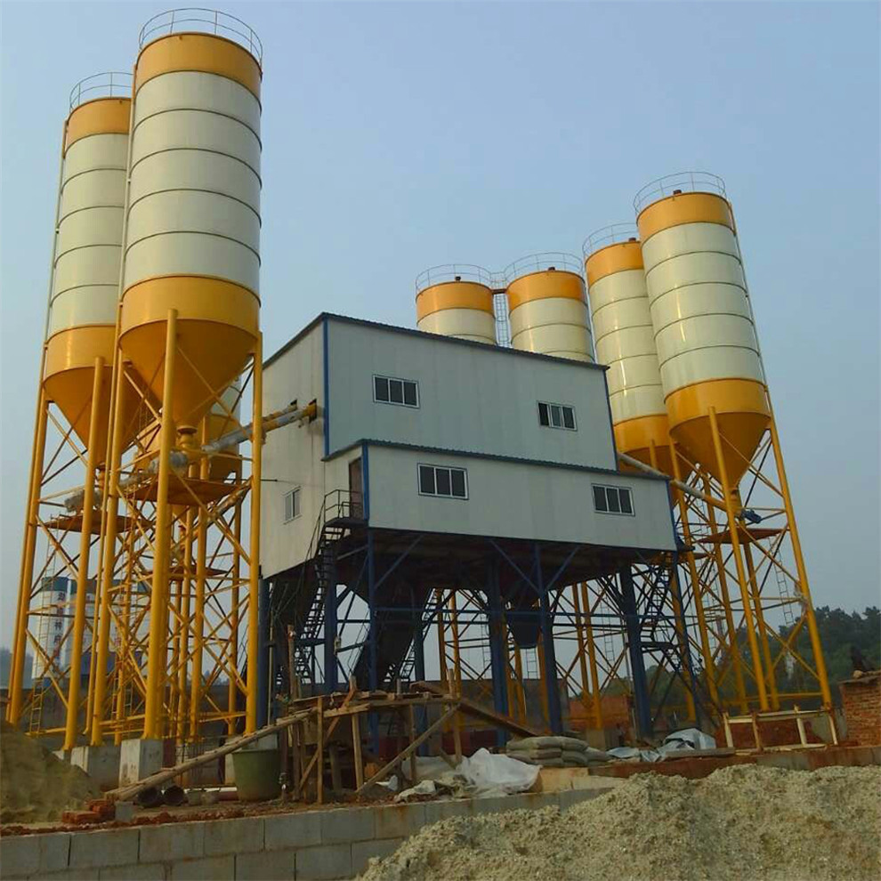 Mini concrete batch plant 60m3/h for sale