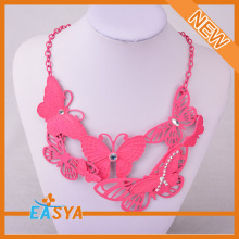 Nice Quality Wholesale Butterfly Shape Alloy Chain Necklace 