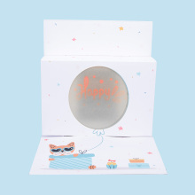 3D Birthday Light Projection Greeting Card