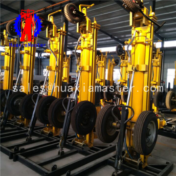Wheeled pneumatic well drilling machine pneumatic suitable for drilling rig