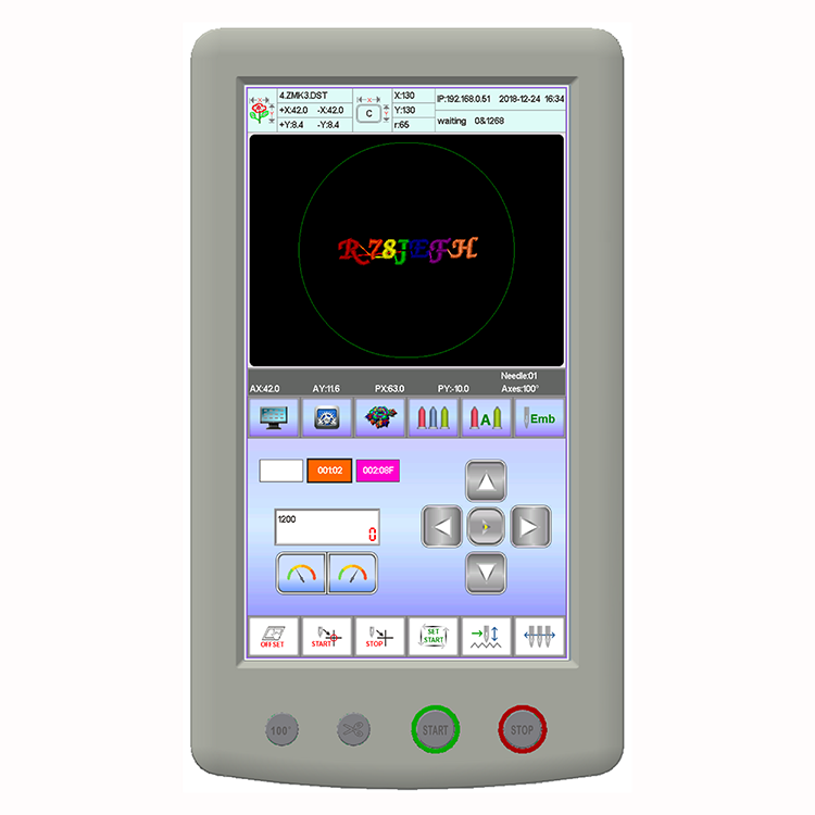 TE510A Embroidery Software operating system