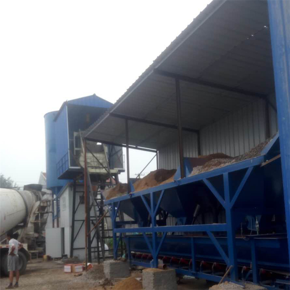 Cameroon barge belt concrete batching plant