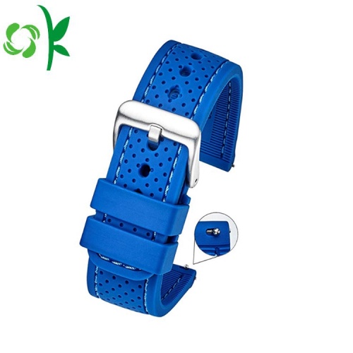 2018 New Fashion Silicone Watchstrap Band with Buckle