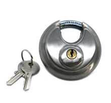 High Security Wholesale Stainless Steel Disc Padlock with Keys
