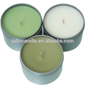 scented soy candles tin