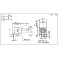 Type 9 metal shaft articulated potentiometer