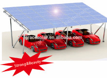 Carport solar panel mounting system